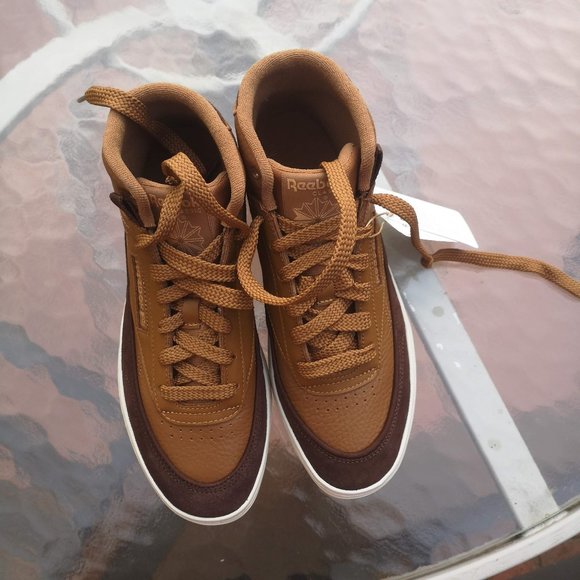 Reebok Women's Club C Geo Mid Brown - New & Unworn, With Tags, In Box - Picture 2 of 6